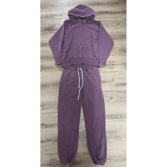 Les‎ Tien Purple Sweat Set Xs Women's Ultra Comfy